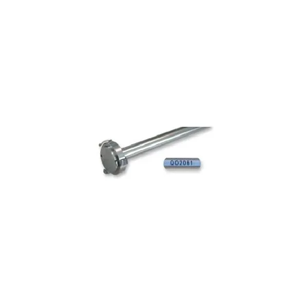 19 inch (480mm) O-Ring/Push-On Style Conical Basket Shaft for VanKel/Varian, 316 SS, Serialized